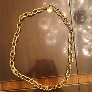 Stella & Dot gold chain link necklace